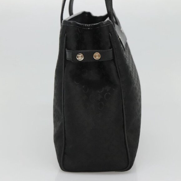 CELINE C Macadam Canvas Hand Bag Black Auth - Picture 4 of 16